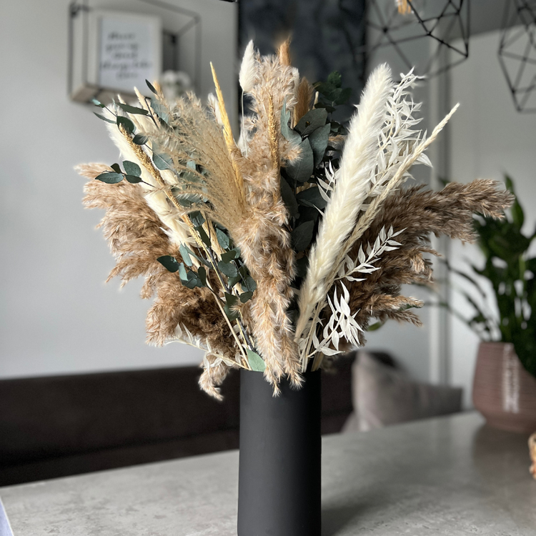 Dried Flowers In A Vase