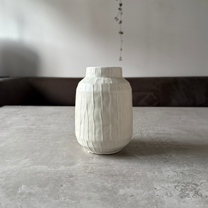 14cm Glazed Ceramic Vase