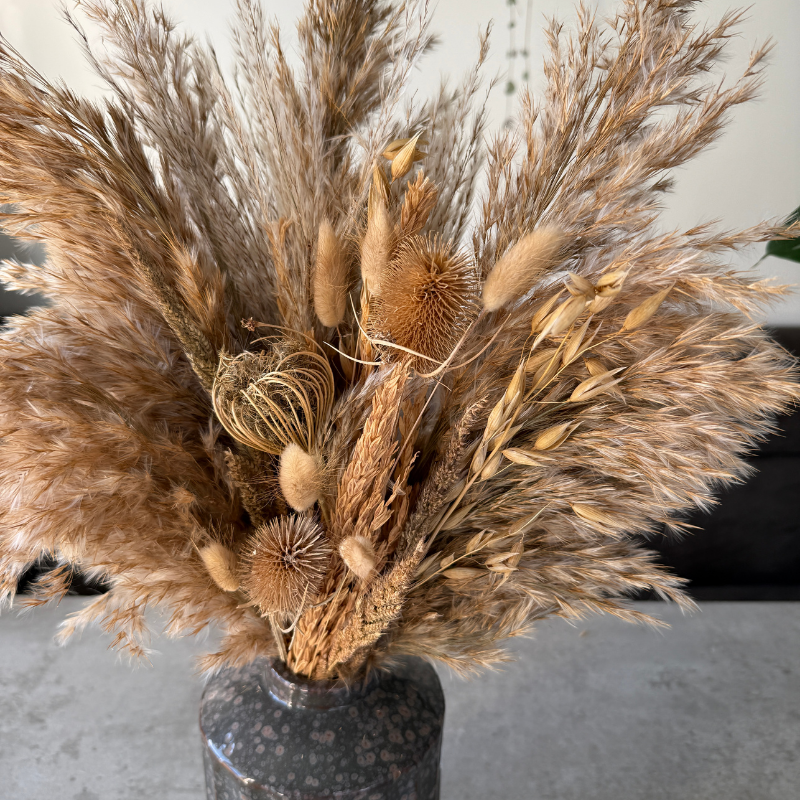 Laura Dried Flower Arrangement In Natural