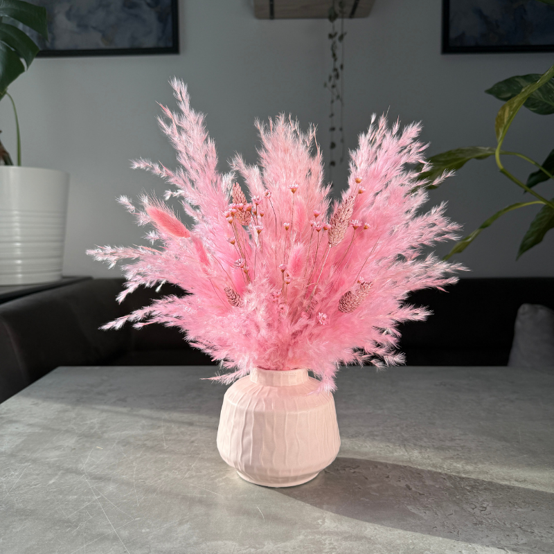 Penelope Dried Flower Arrangement In Pink