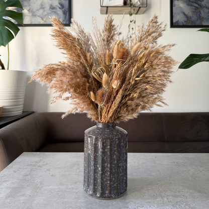 Laura Dried Flower Arrangement In Natural
