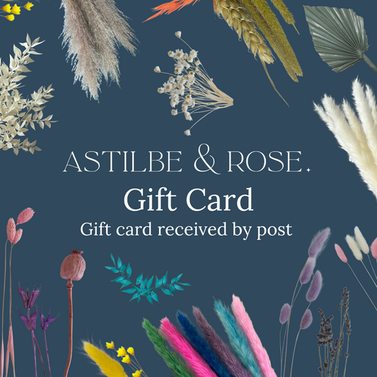 Astilbe & Rose Physical Gift Card
