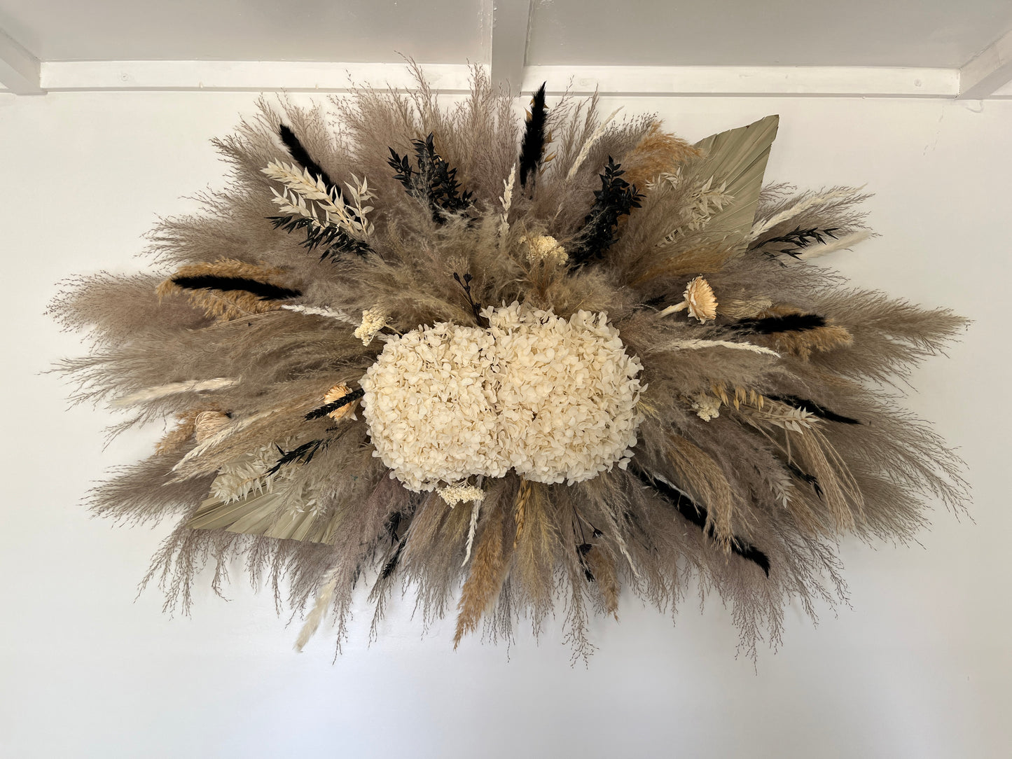 Large Pampas Grass Wall Decor