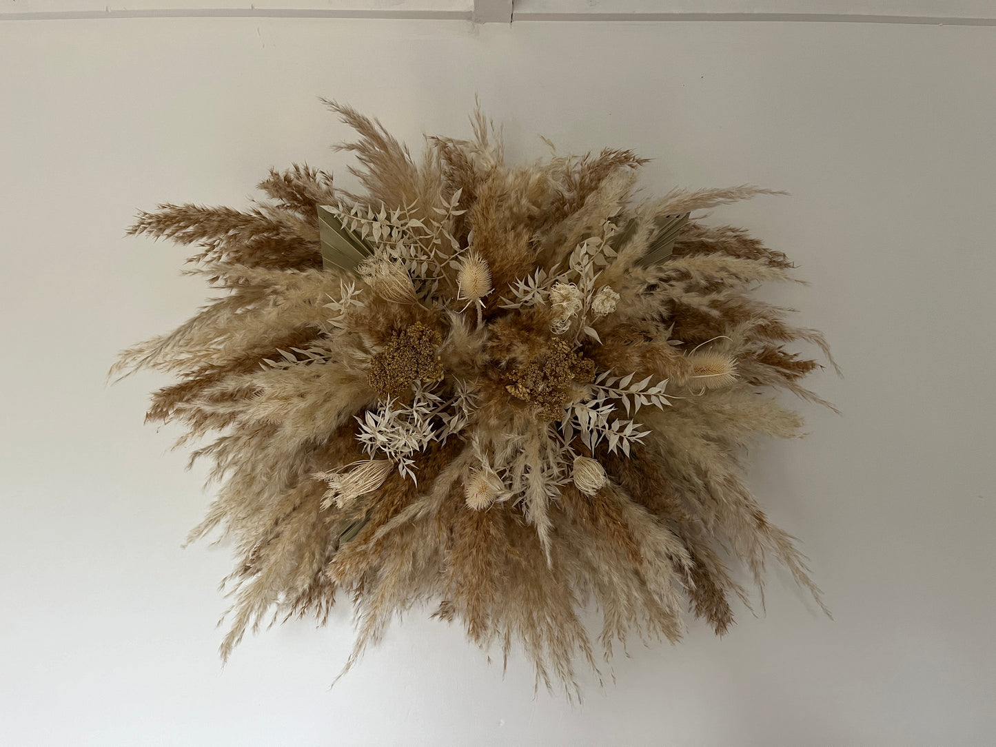 Small Pampas Grass Wall Decor