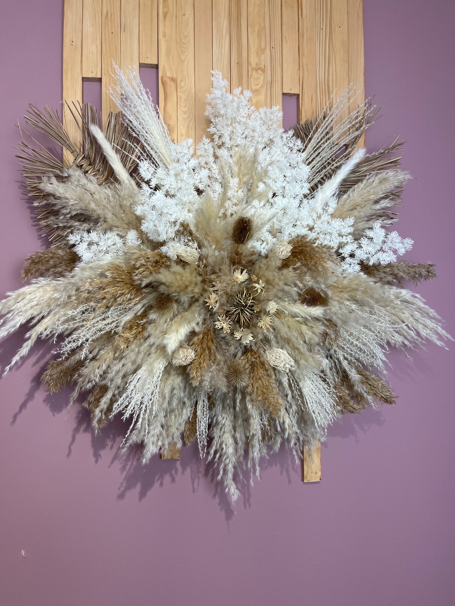 Boho Pampas Grass Wall Decor