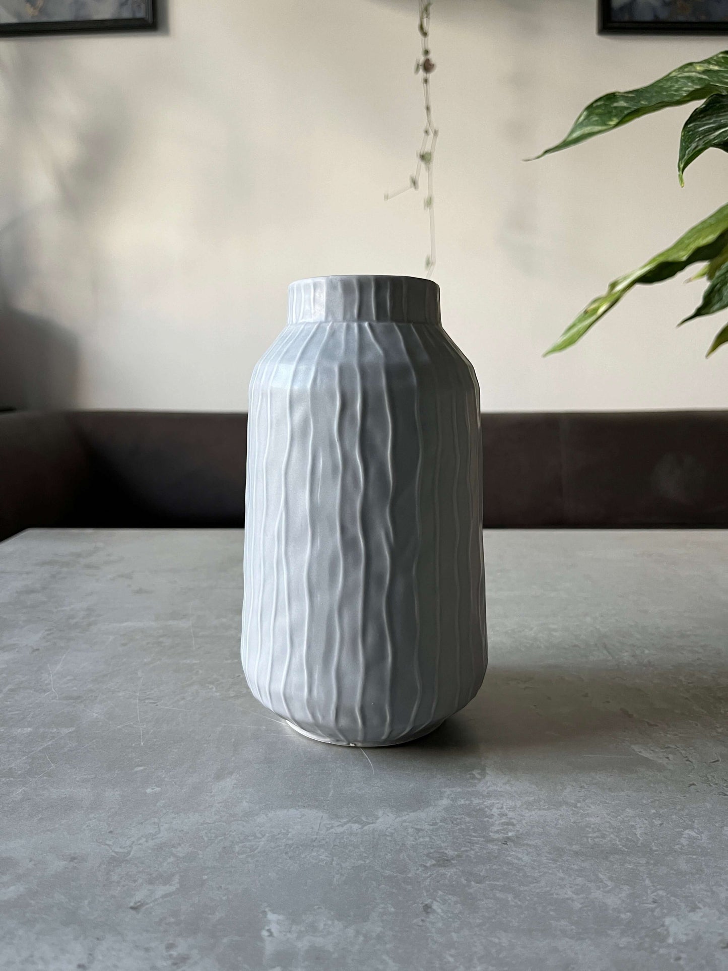 20cm Glazed Ceramic Vase