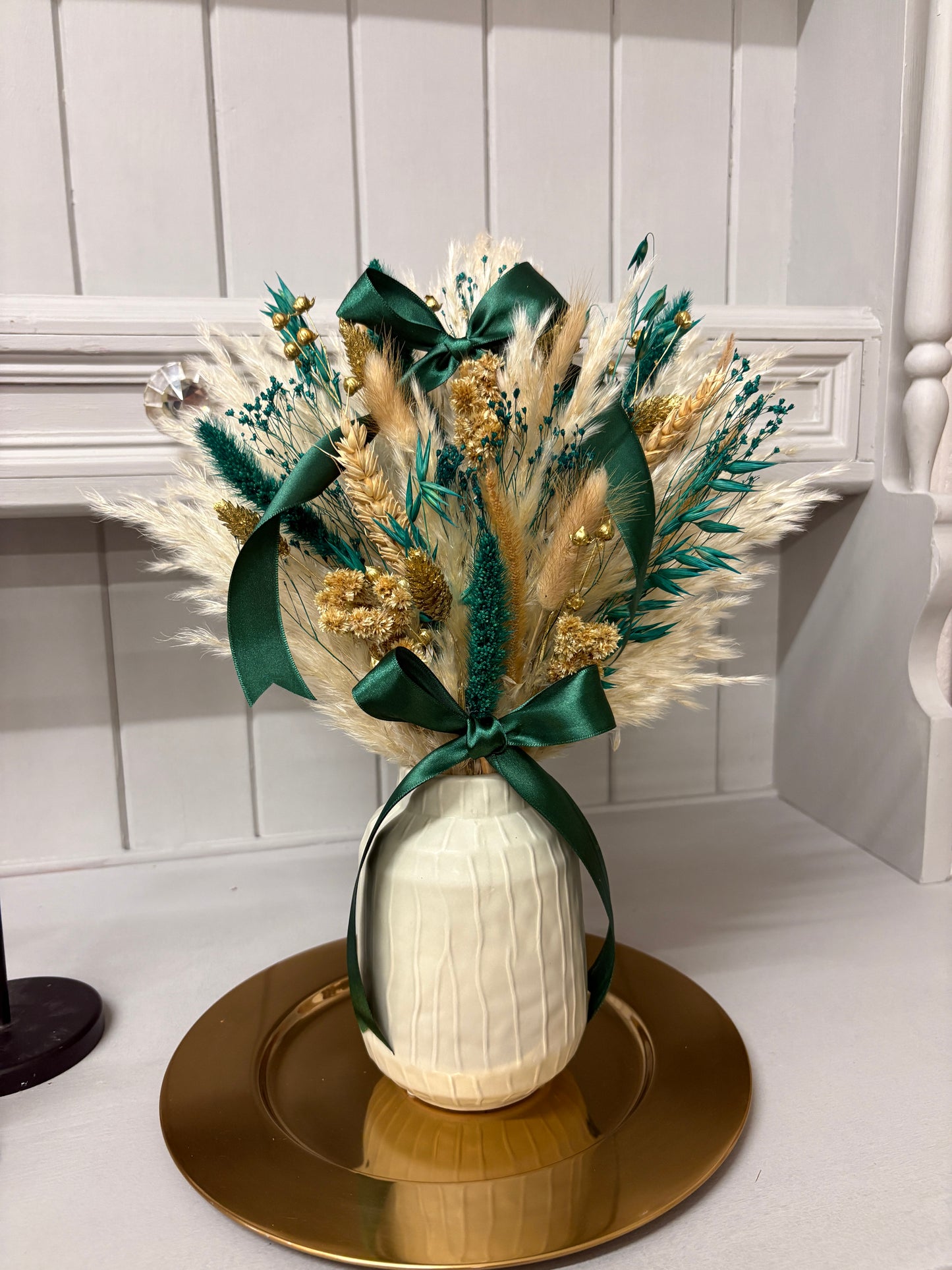 Emerald & Gold Christmas Arrangements