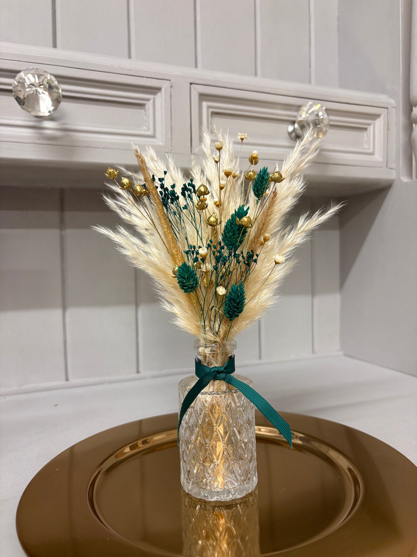 Emerald & Gold Christmas Arrangements