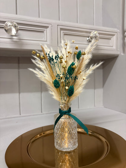 Emerald & Gold Christmas Arrangements