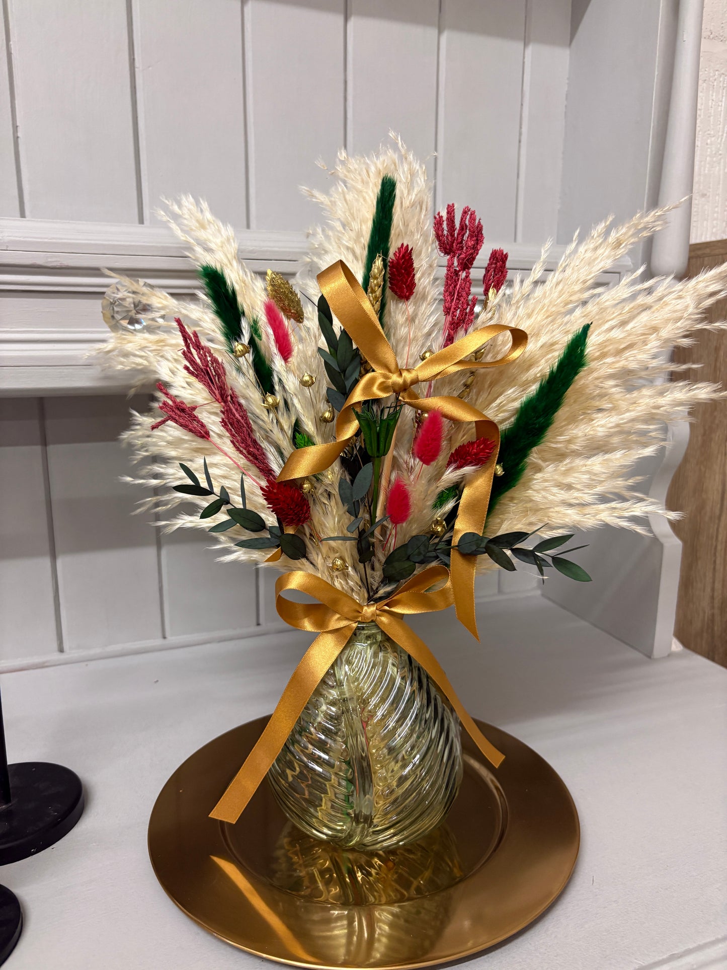 Red, Green & Gold Christmas Arrangements