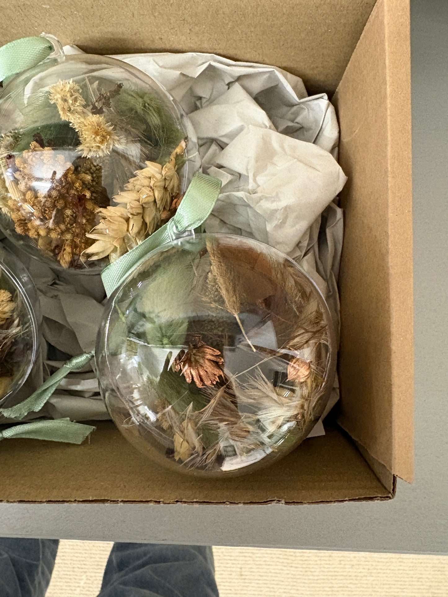 Dried Flower Baubles