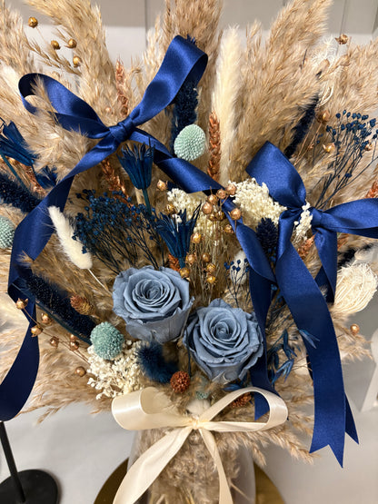 Navy & Bronze Christmas Arrangements