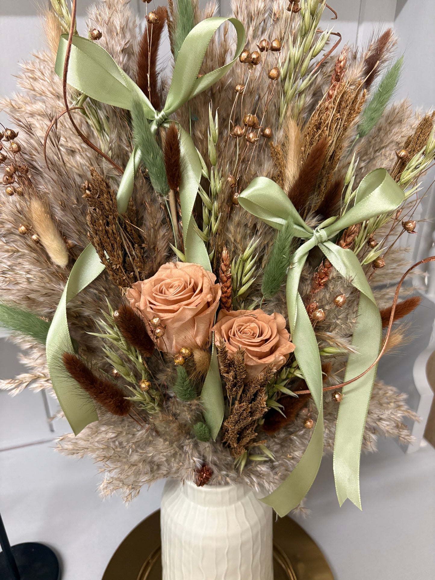 Sage & Bronze Christmas Arrangements