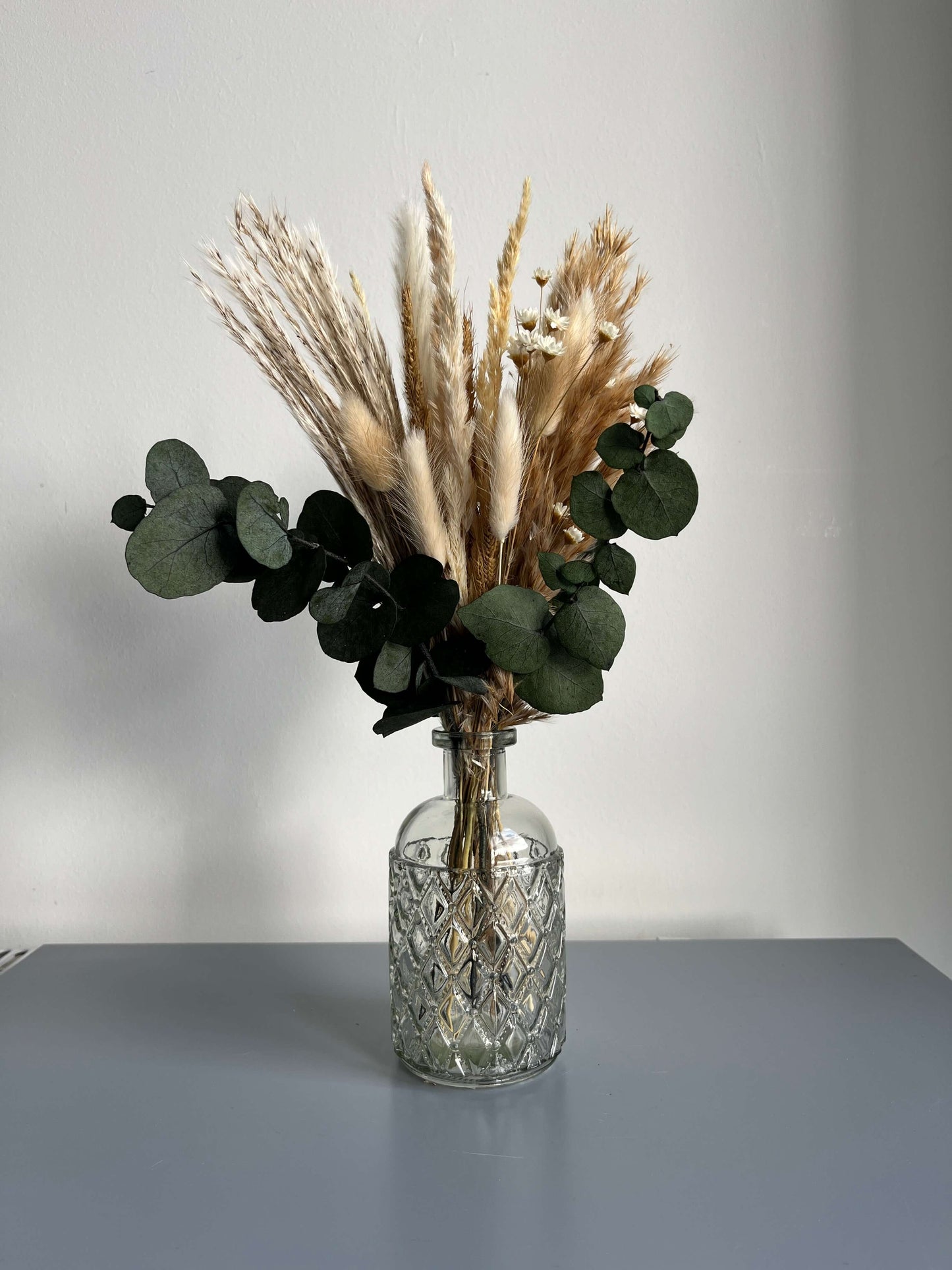 Dried Flowers & Bud Vase